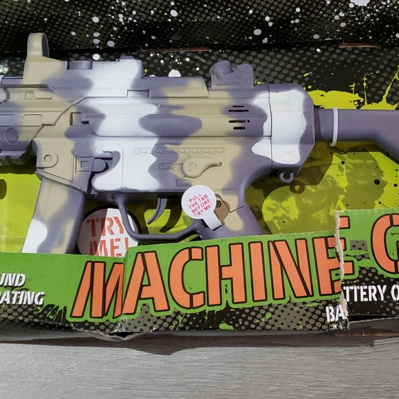 Toy Battery Operated Machine Gun - Picture 4 of 8